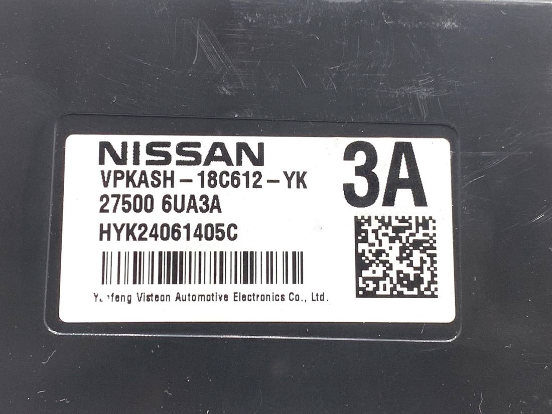 Блок керування пічкою клімат Nissan Qashqai 275006UA3A — фото деталі 6