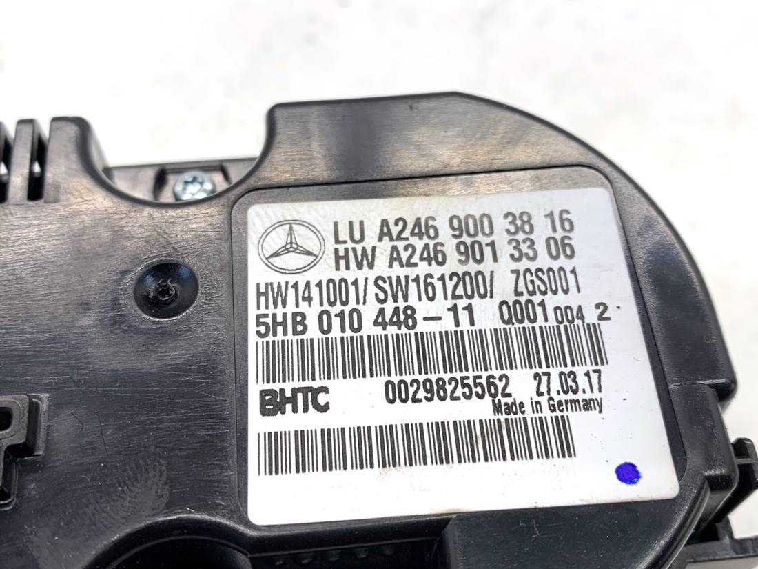 Блок управления печкой климат Mercedes CLA C118 A2469003816 — фото детали 5