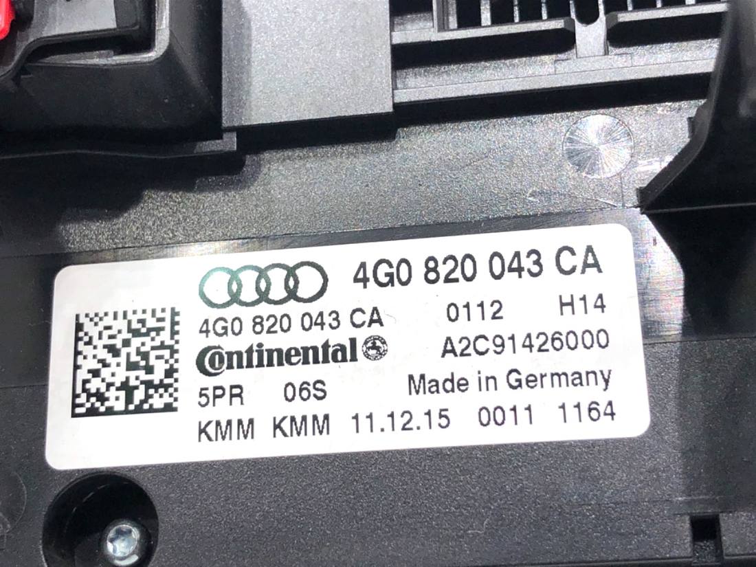 Блок керування пічкою клімат Audi A6 C7 4G0820043CA — фото деталі 3