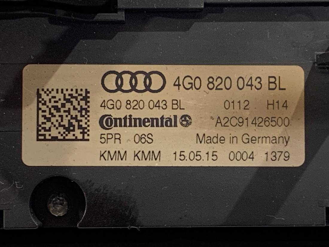 Блок керування пічкою клімат Audi A7 4G 4G0820043BL — фото деталі 5