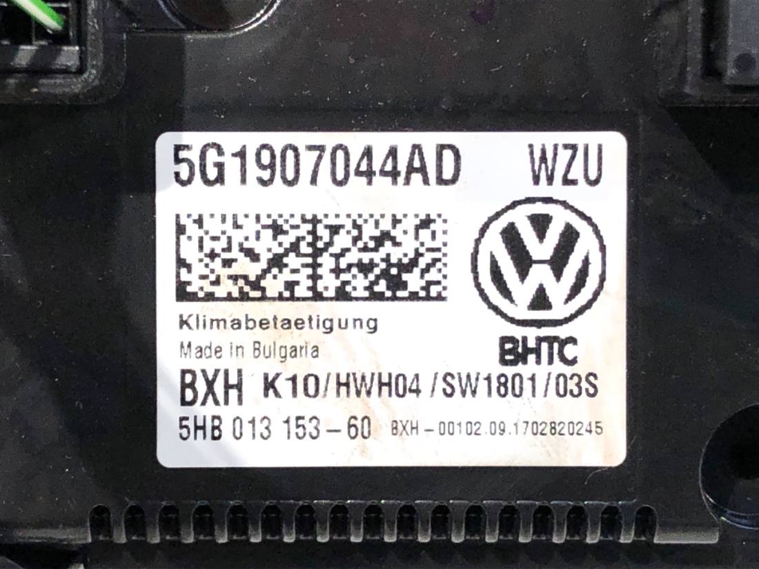 Блок керування пічкою клімат Volkswagen Touran 5G1907044AD — фото деталі 4