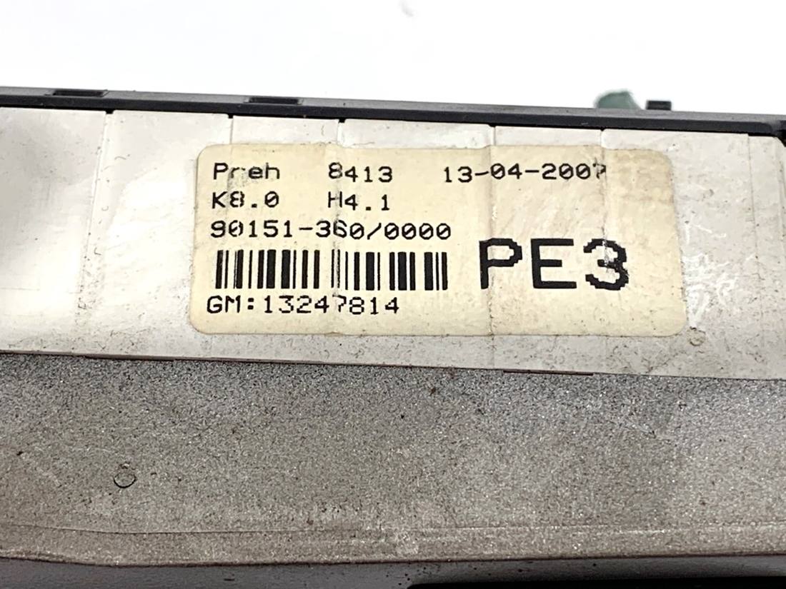 Блок керування пічкою клімат Opel Astra H 13247814 — фото деталі 4
