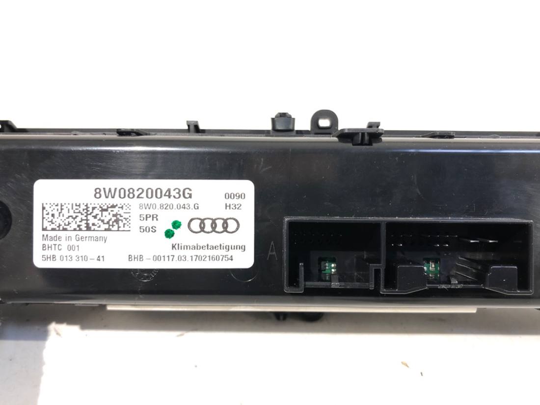 Блок керування пічкою клімат Audi A4 B9 8W0820043G — фото деталі 5