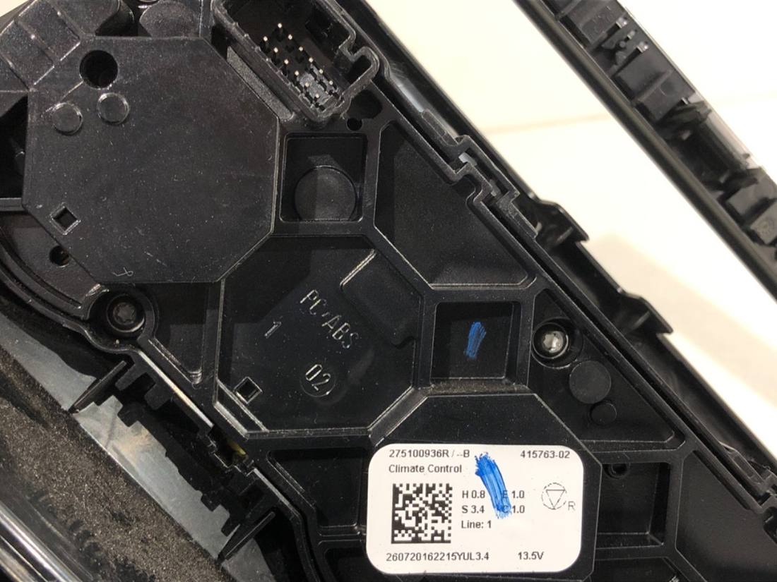 Блок керування пічкою клімат Renault Clio 275100936R — фото деталі 4