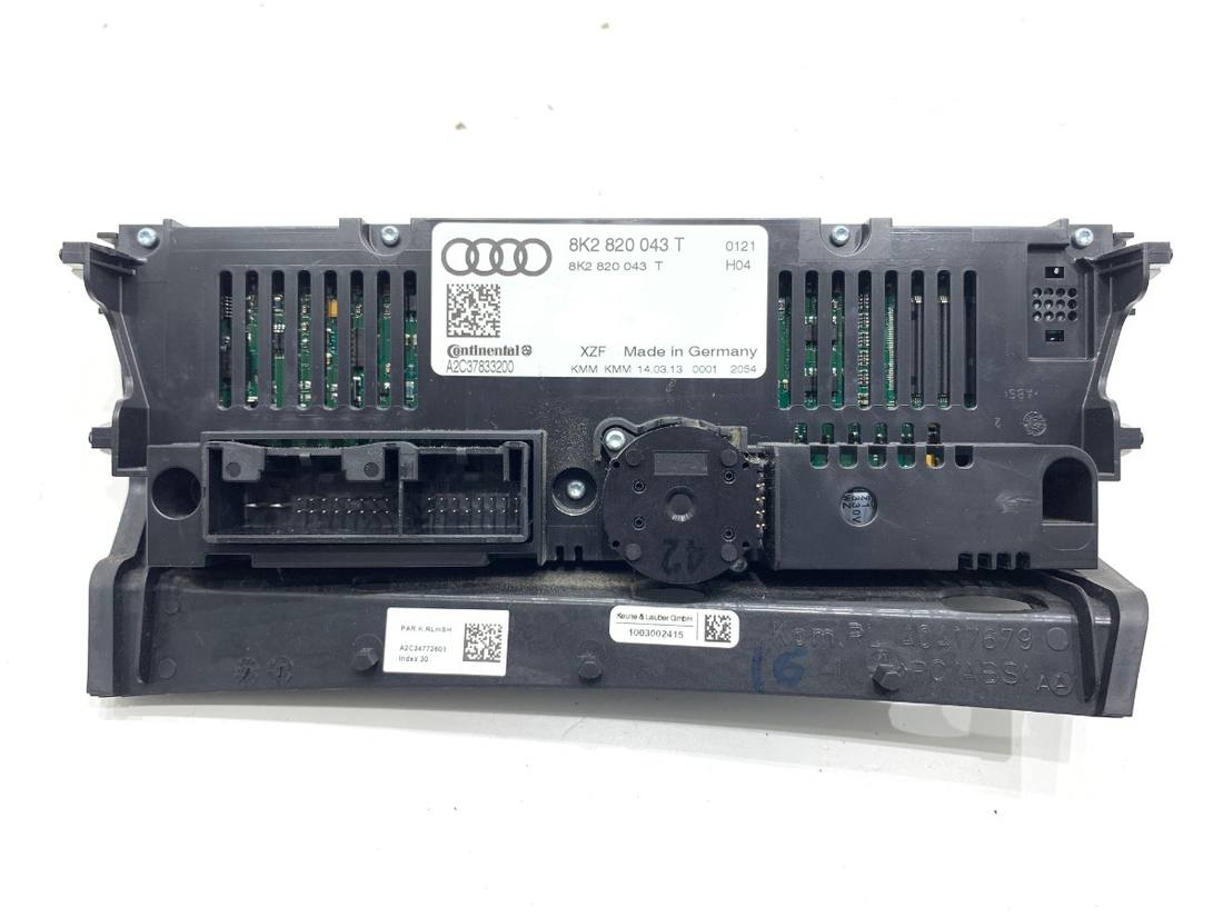 Блок керування пічкою клімат Audi A5 8T 8K2820043T — фото деталі 3