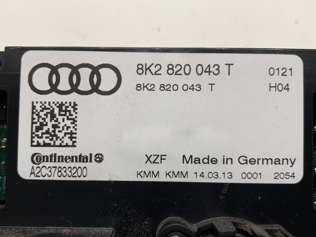 Блок керування пічкою клімат Audi A5 8T 8K2820043T — фото деталі 5