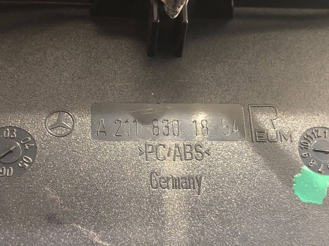 Блок управления печкой климат Mercedes E W211 2118300090 — фото детали 10