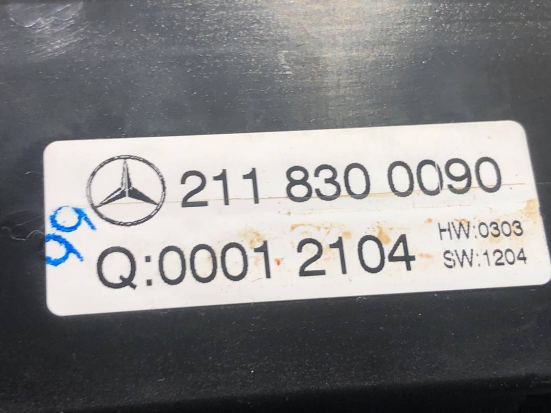 Блок управления печкой климат Mercedes E W211 2118300090 — фото детали 11