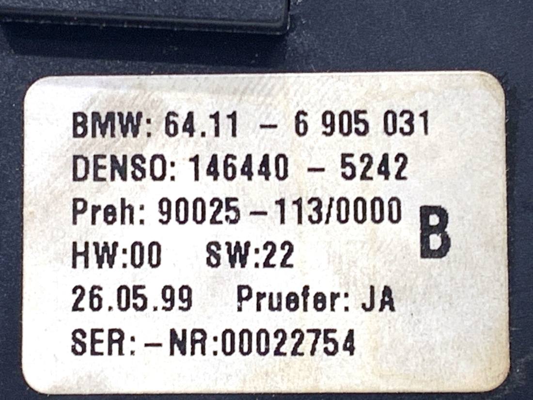 Блок керування пічкою клімат BMW 5 E39 6905031 — фото деталі 4