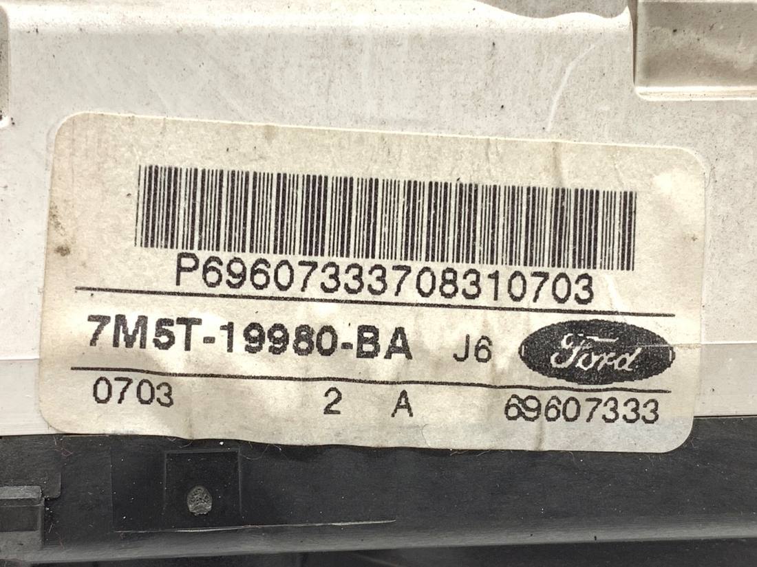 Блок керування пічкою клімат Ford Focus 7M5T-19980-BA — фото деталі 4