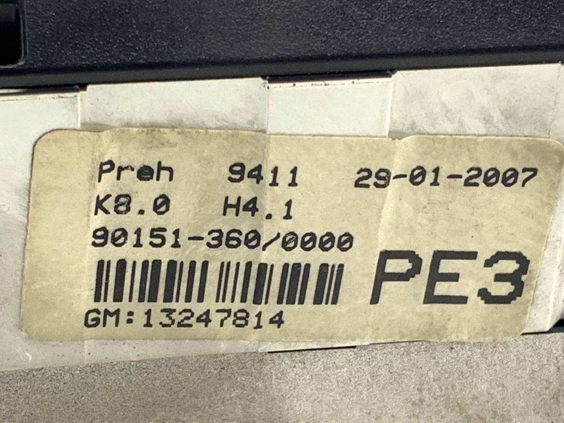 Блок керування пічкою клімат Opel Astra H 13247814 — фото деталі 4