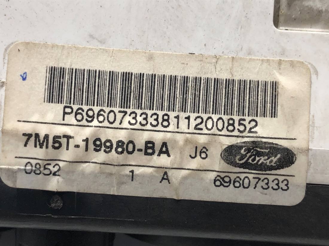 Блок керування пічкою клімат Ford Focus 7M5T-19980-BA — фото деталі 6