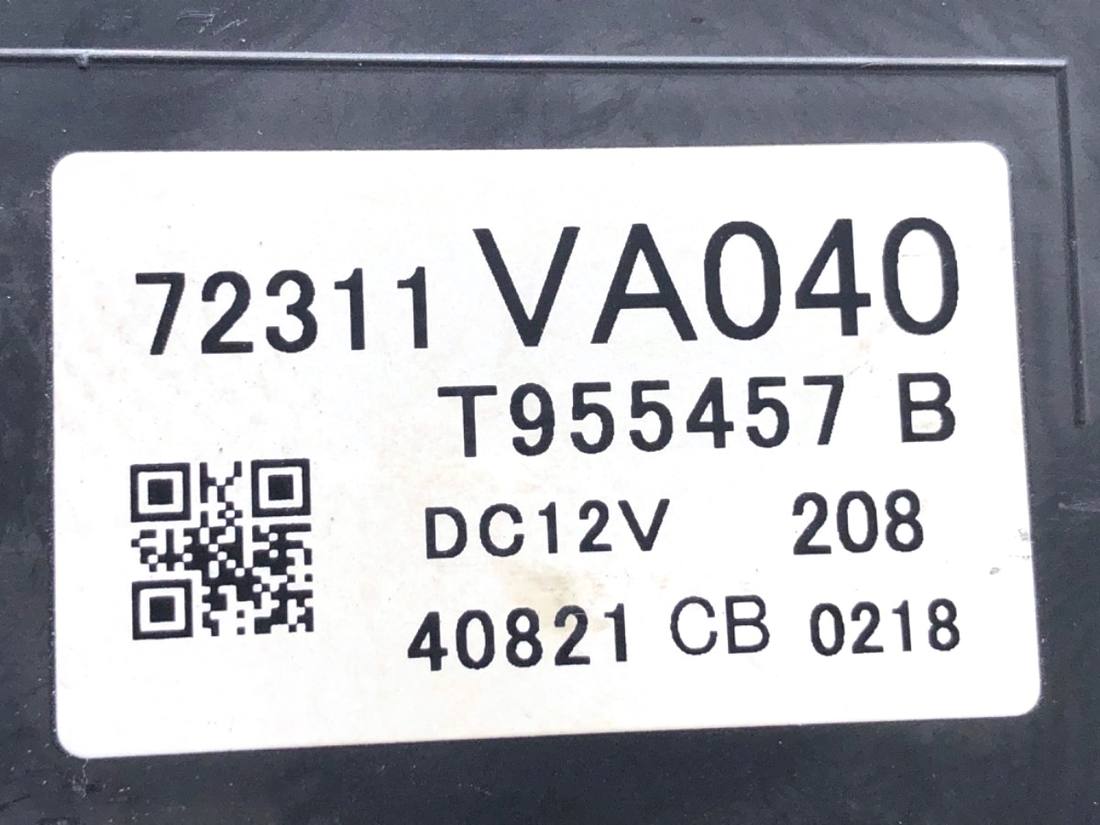 Блок керування пічкою клімат Subaru WRX 72311VA040 — фото деталі 5
