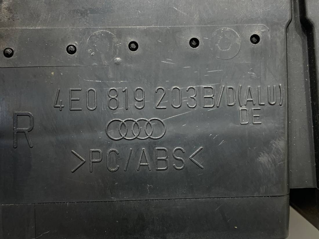Блок керування пічкою клімат Audi A8 D3 4E0819203B — фото деталі 5