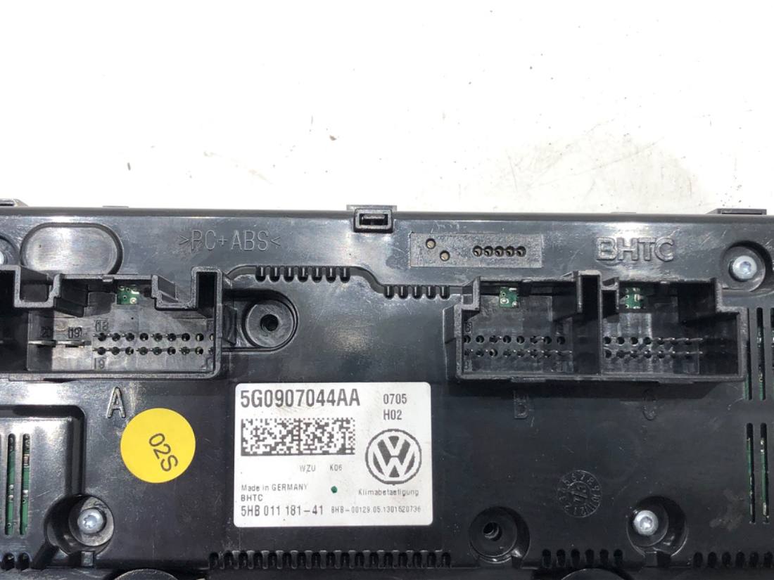Блок керування пічкою клімат Volkswagen Golf 7 5G0907044AA — фото деталі 4