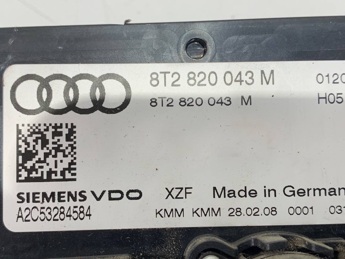 Блок керування пічкою клімат Audi A4 B8 8T2820043M — фото деталі 5