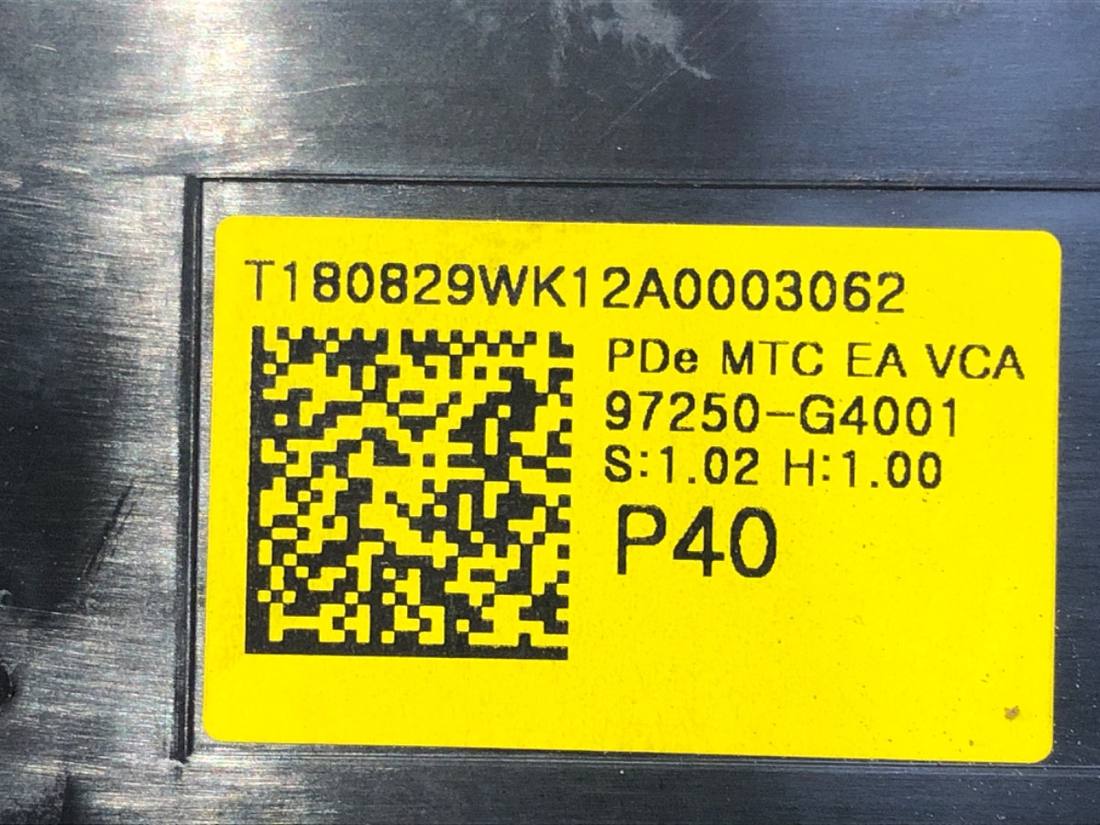 Блок керування пічкою клімат Hyundai I30 97250-G4001 — фото деталі 5