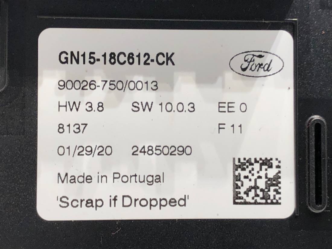 Блок керування пічкою клімат Ford ECOSPORT GN15-18C612-CK — фото деталі 4