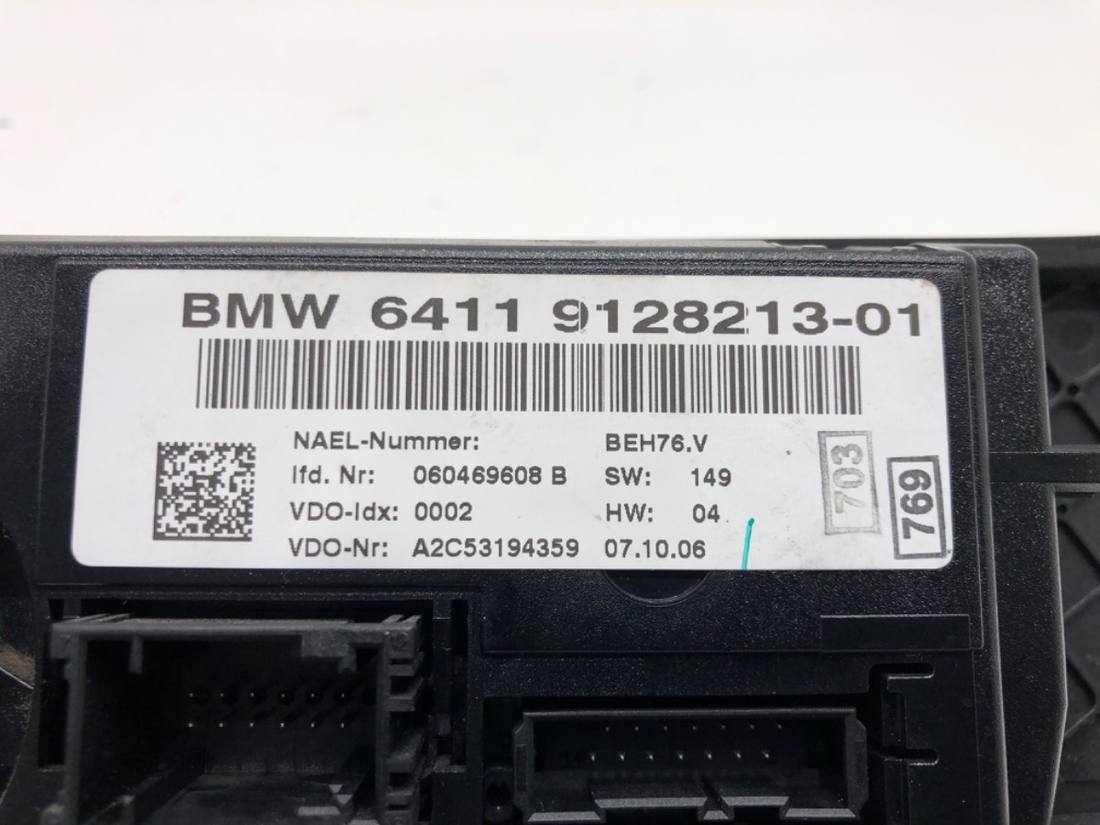 Блок керування пічкою клімат BMW 3 E90 9128213 — фото деталі 5
