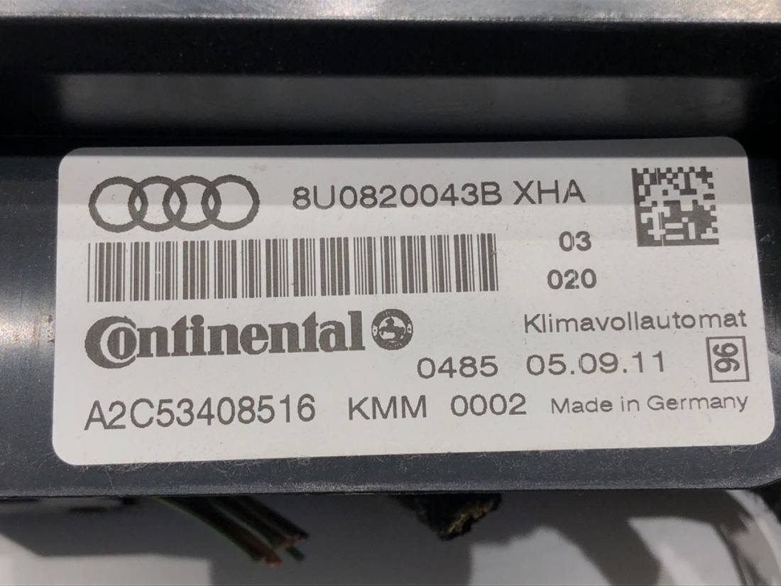Блок керування пічкою клімат Audi Q3 8U0820043B — фото деталі 4