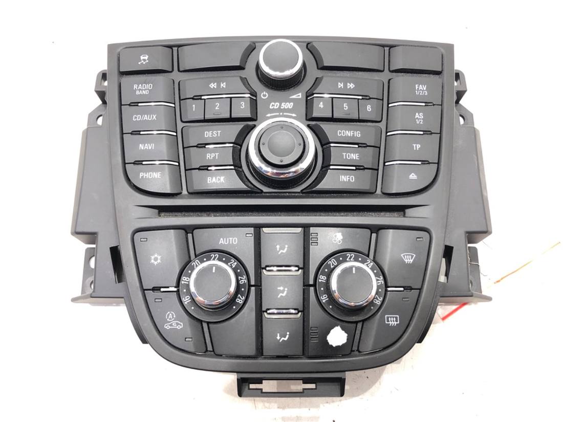 Блок керування пічкою клімат Opel Astra J 13346052 13346098