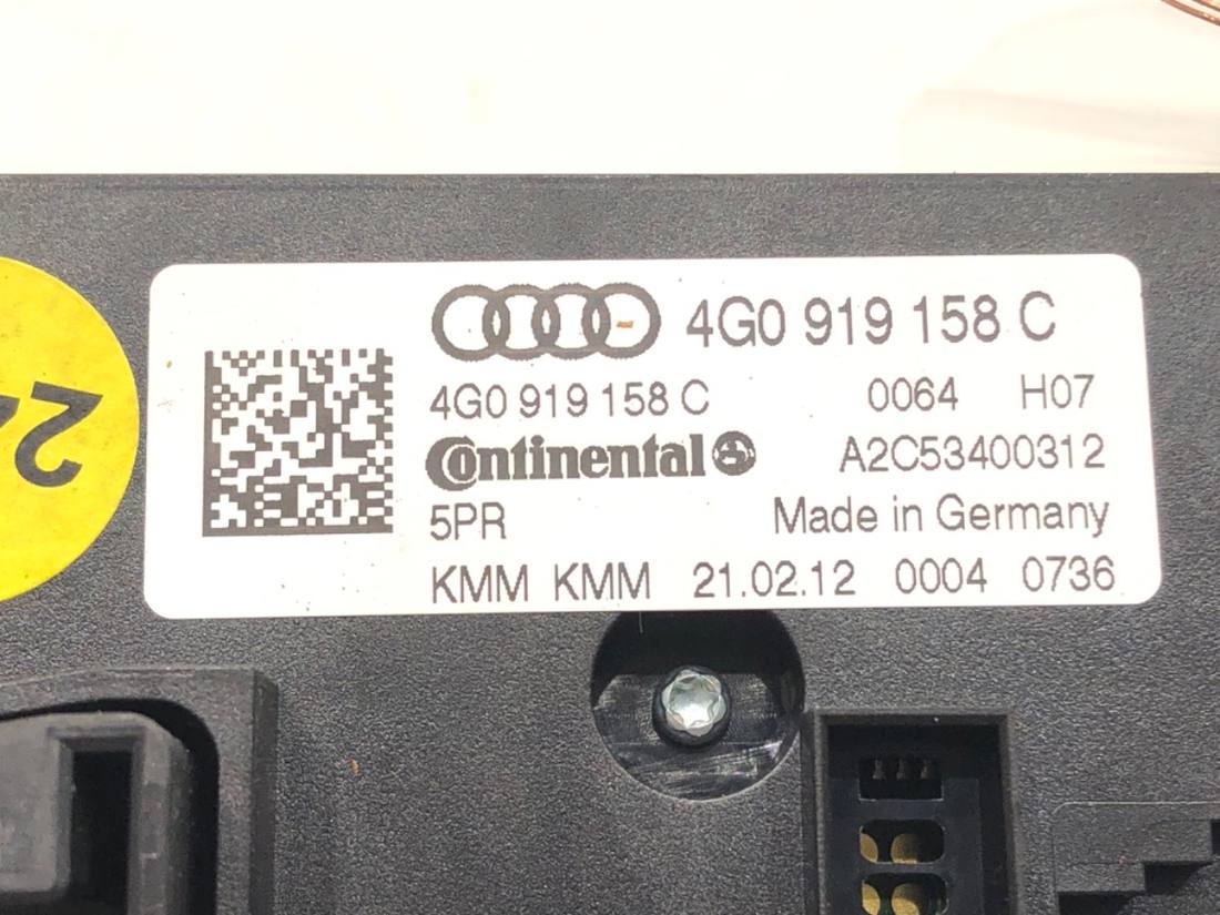 Блок керування пічкою клімат Audi A6 C7 4G0919158C — фото деталі 4