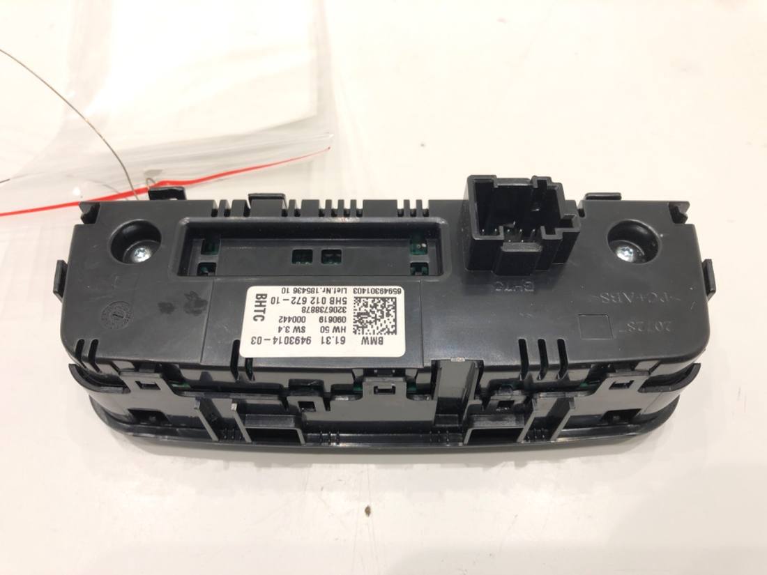 Блок управления печкой климат BMW X3 G01 9493014 — фото детали 3