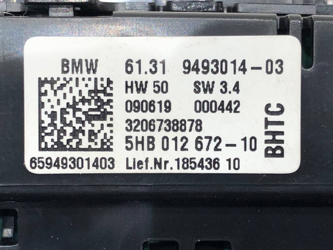 Блок управления печкой климат BMW X3 G01 9493014 — фото детали 5