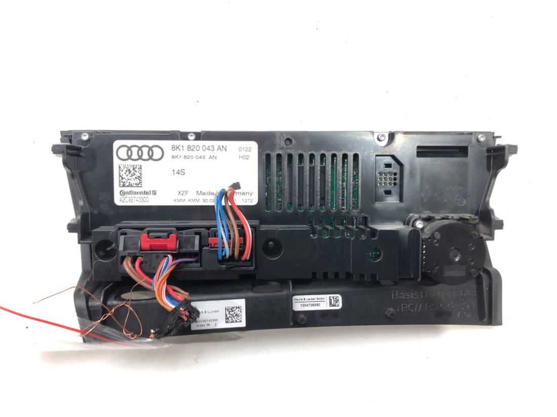 Блок керування пічкою клімат Audi A4 B8 8K1820043AN — фото деталі 2