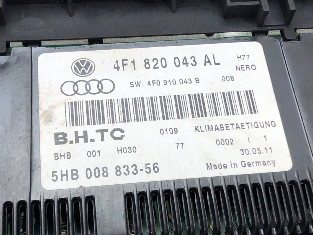 Блок керування пічкою клімат Audi A6 C6 4F1820043AL — фото деталі 4