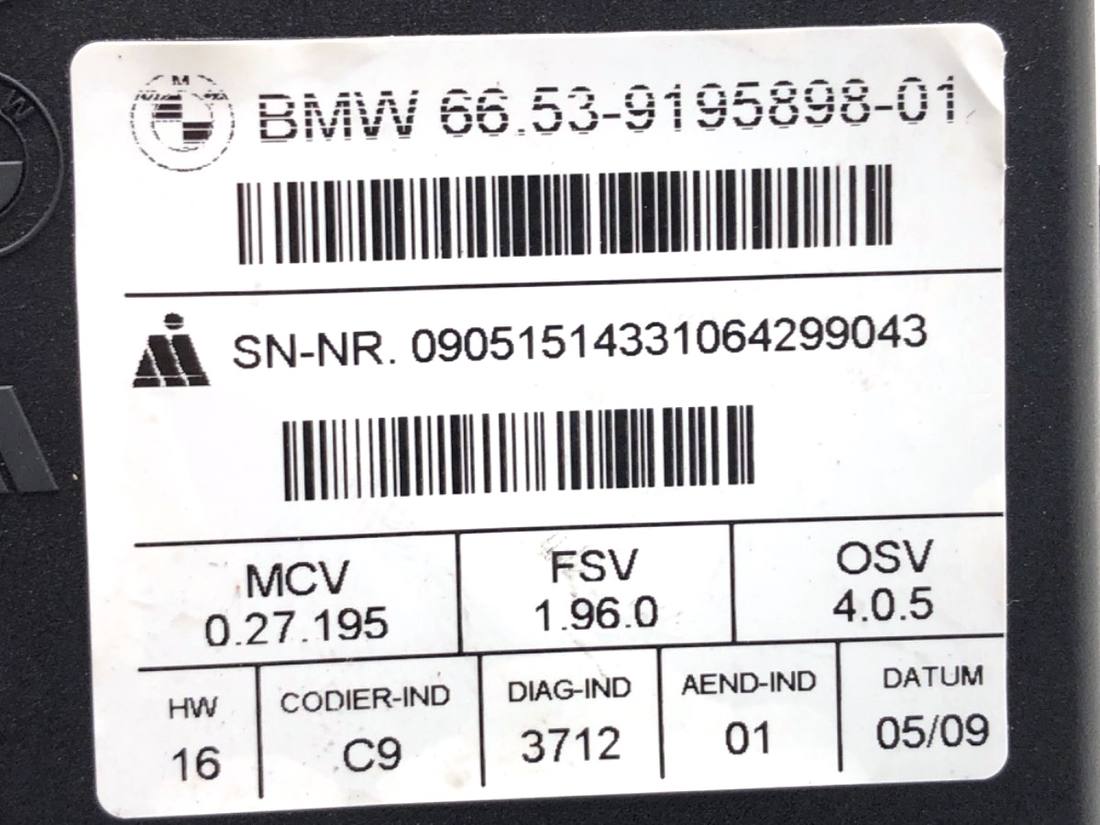Камера заднего вида BMW X6 9195898 — фото детали 5