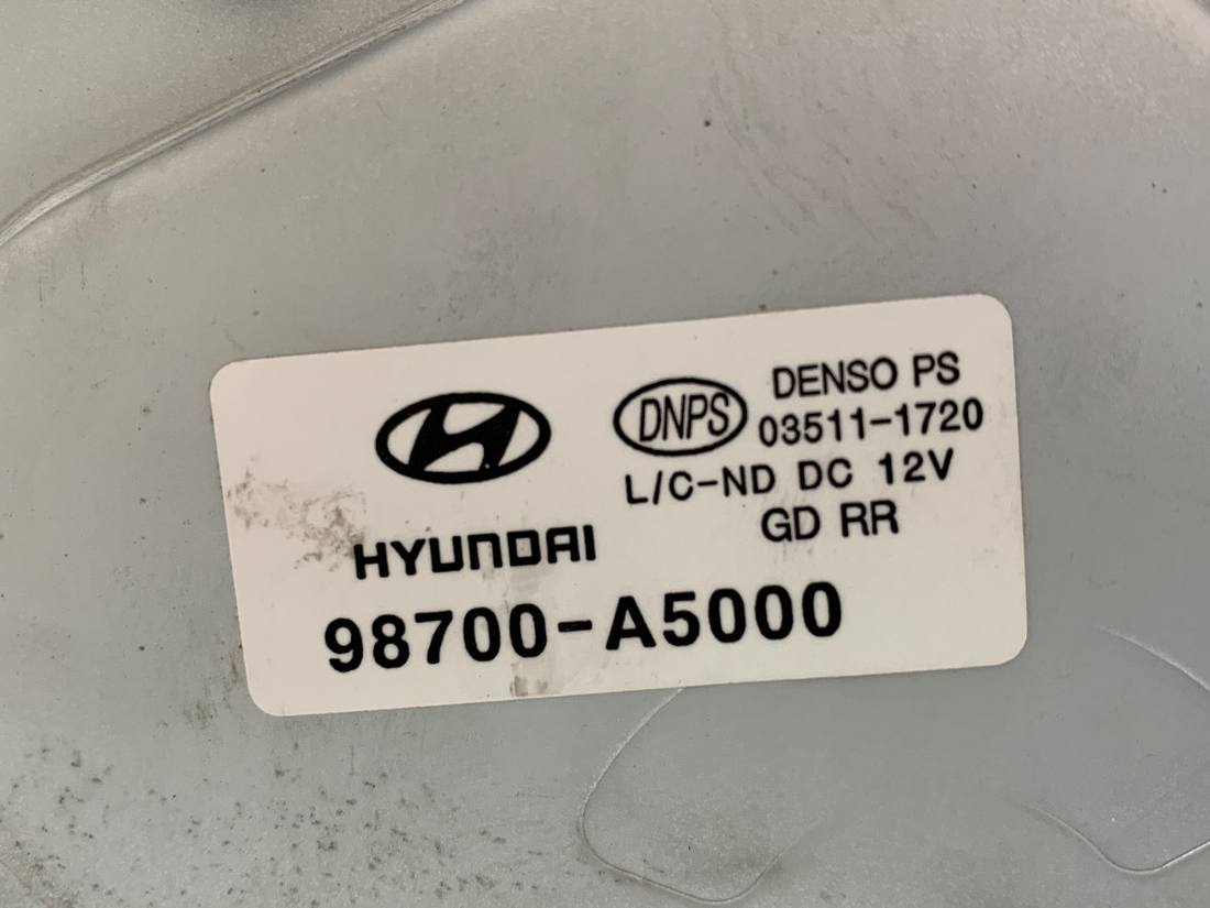 Моторчик двірників Hyundai I30 98700-A5000 — фото деталі 4