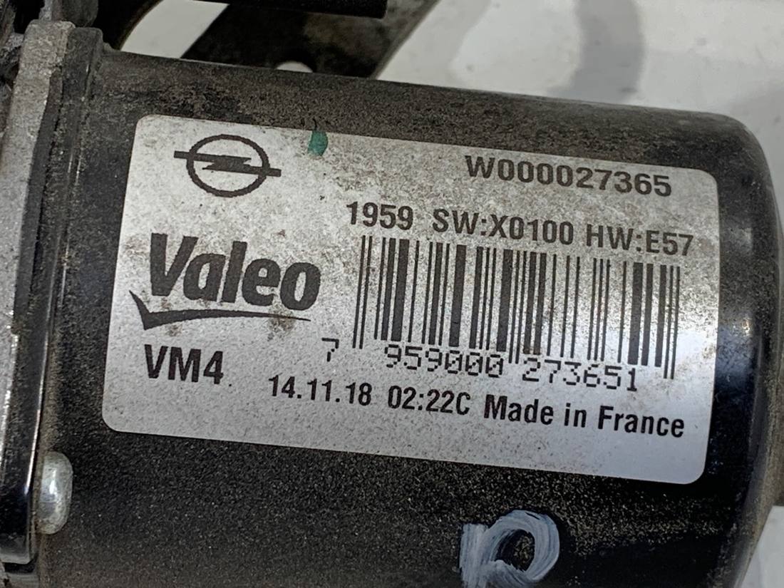 Моторчик двірників Opel Zafira C W000027365 — фото деталі 5
