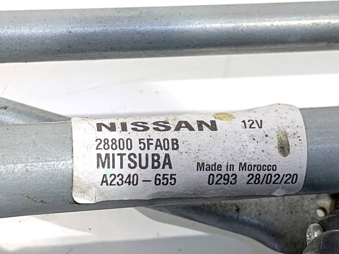 Моторчик двірників Nissan Micra 28800-5FA0B — фото деталі 6
