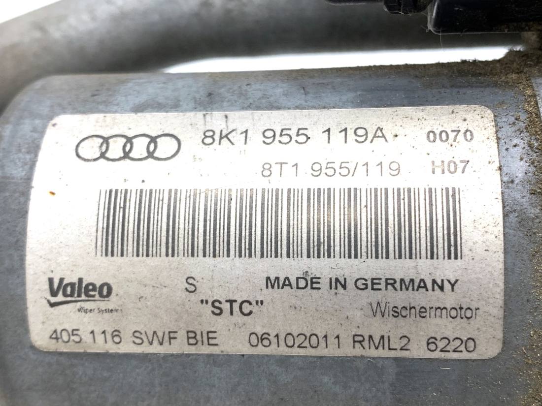 Моторчик двірників Audi A4 B8 8K1955023C — фото деталі 7