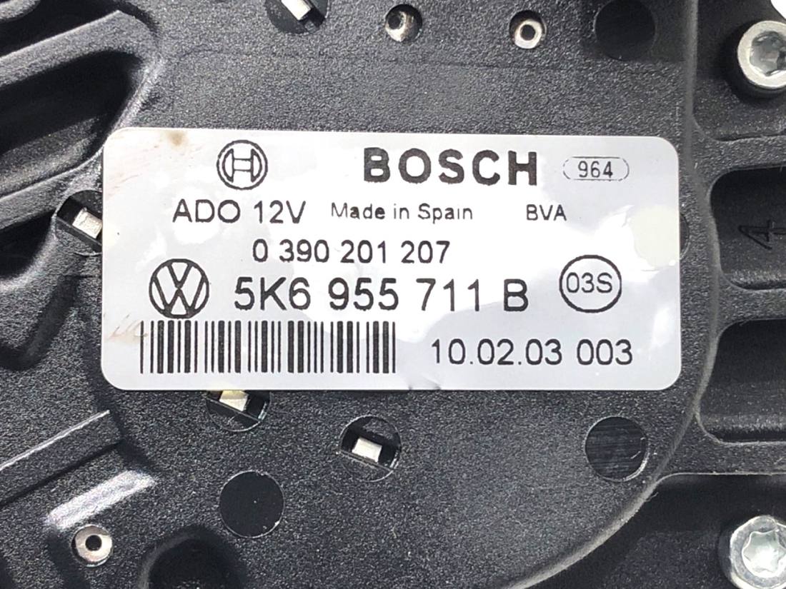 Моторчик двірників Volkswagen Golf 6 5K6955711B — фото деталі 4