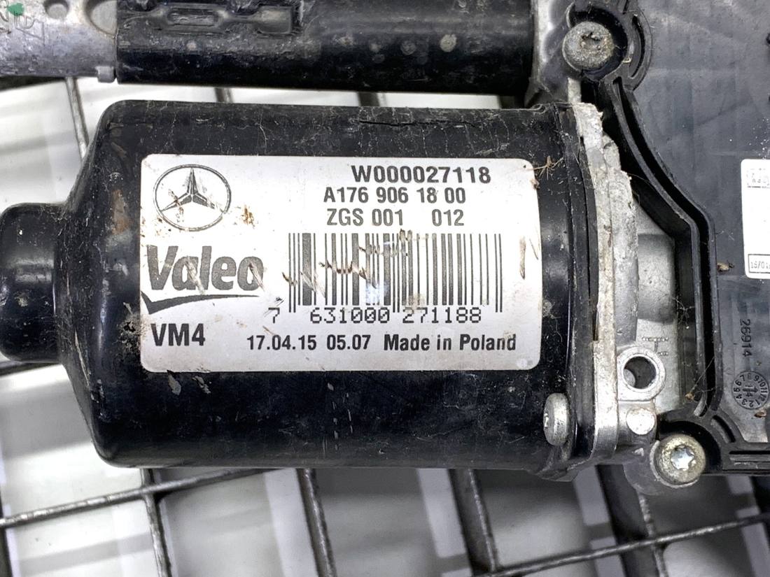Моторчик двірників Mercedes A W176 A1769061800 — фото деталі 4