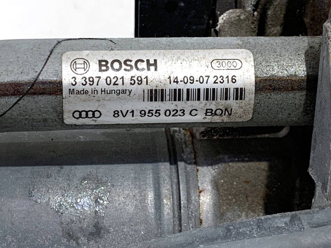 Моторчик двірників Audi A3 8V 3397021591 — фото деталі 6