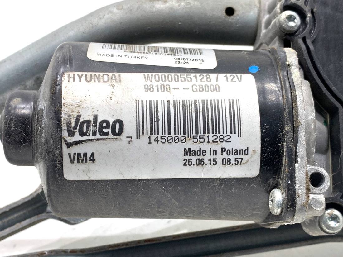 Моторчик дворников Hyundai I20 98100-C8000 — фото детали 5