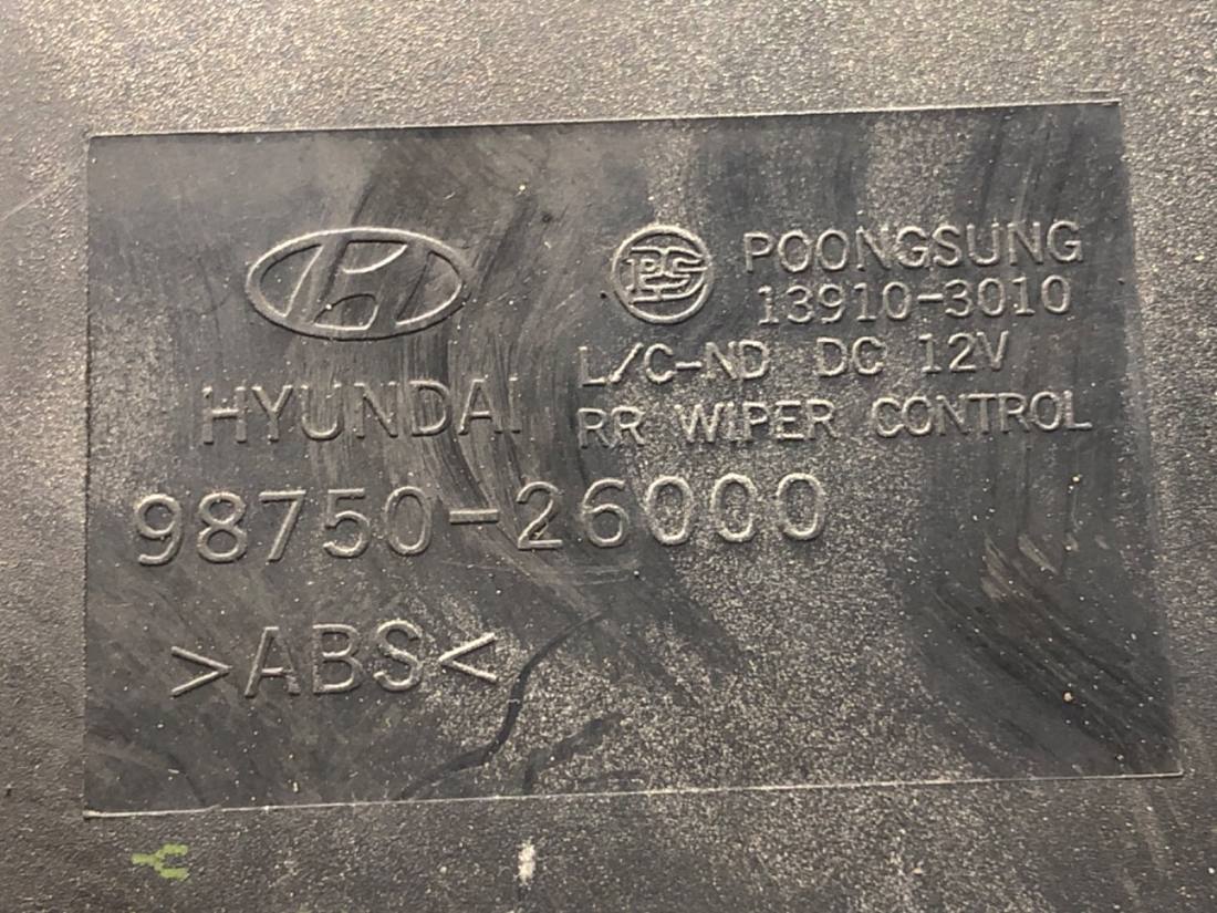 Моторчик дворников Hyundai Santa Fe 98700-26000 — фото детали 4