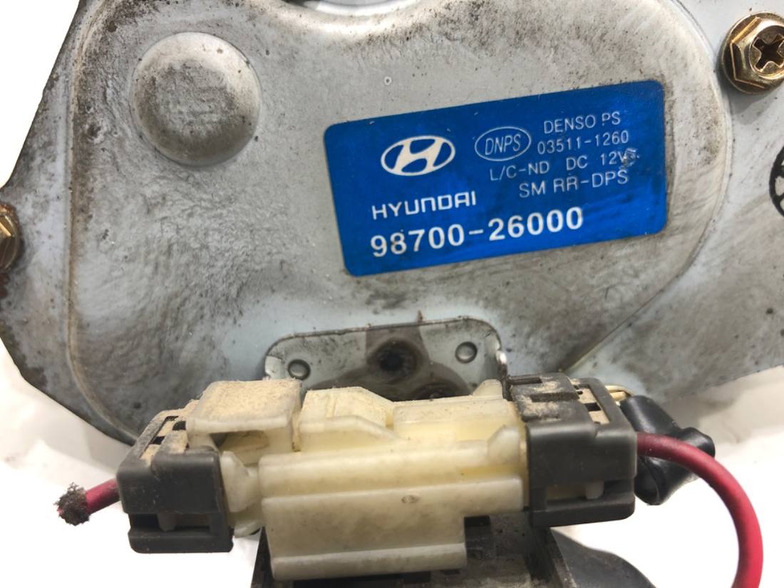 Моторчик дворников Hyundai Santa Fe 98700-26000 — фото детали 5