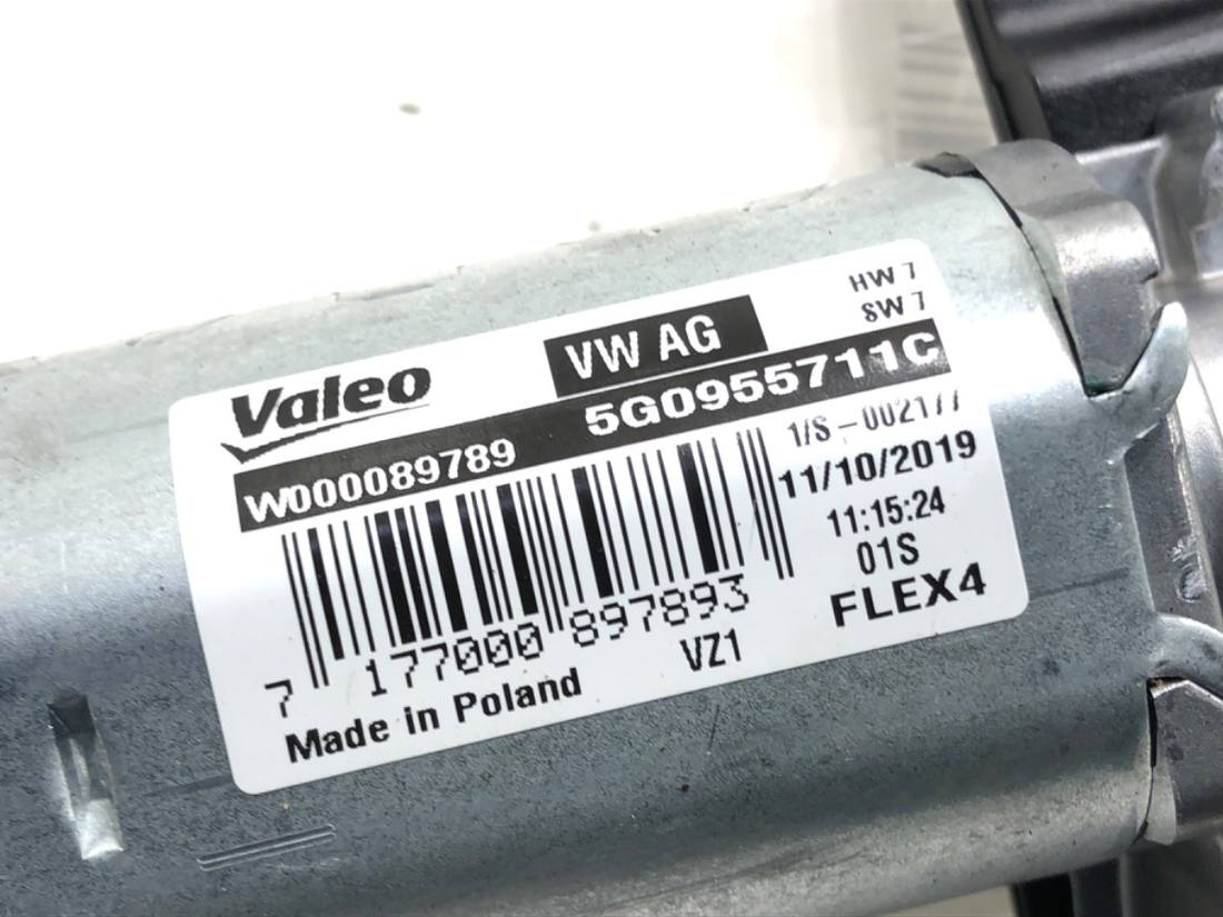 Моторчик двірників Volkswagen Golf 7 5G0955711C — фото деталі 4
