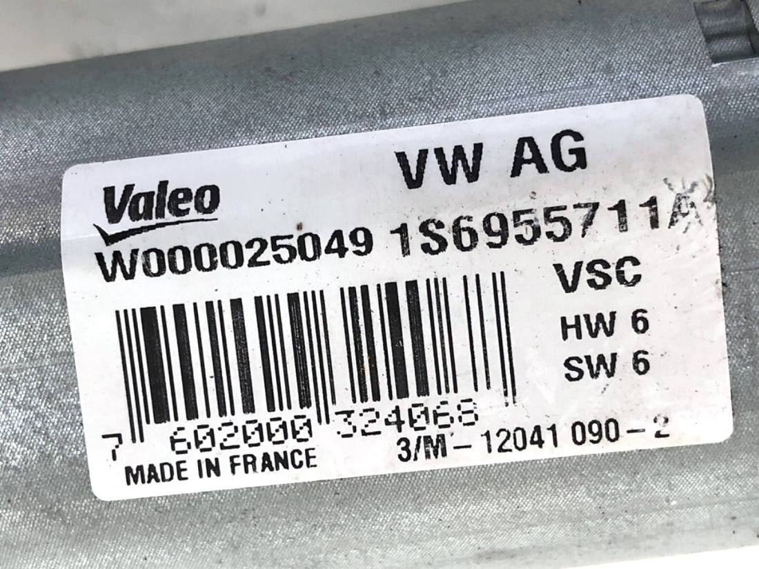 Моторчик двірників Volkswagen Up 1S6955711A — фото деталі 5