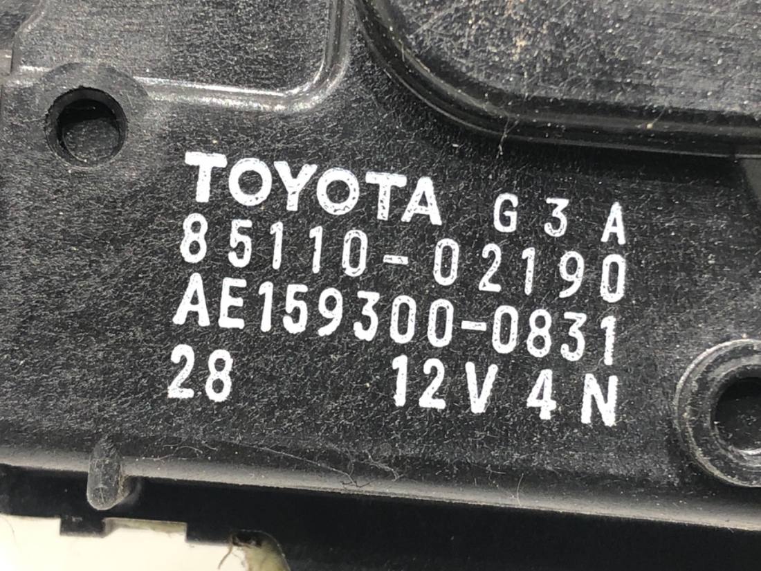 Моторчик двірників Toyota Auris 85110-02190 — фото деталі 3