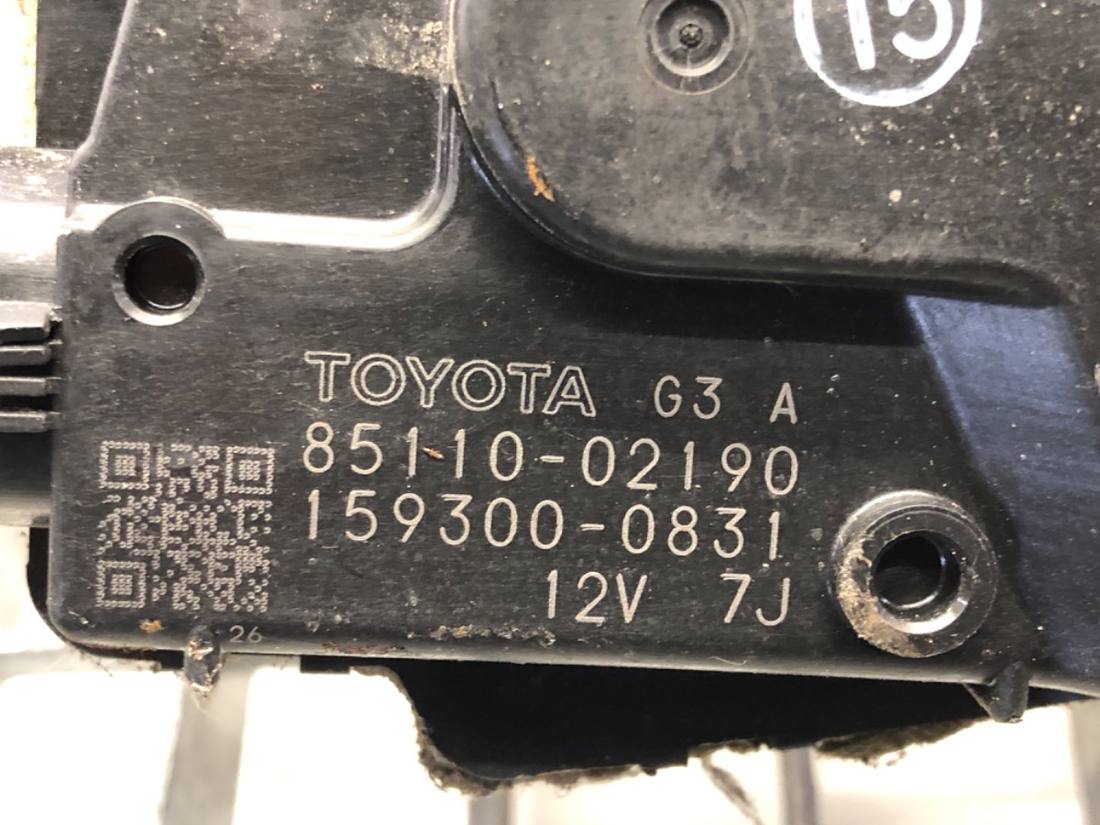 Моторчик двірників Toyota Auris 85110-02190 — фото деталі 5