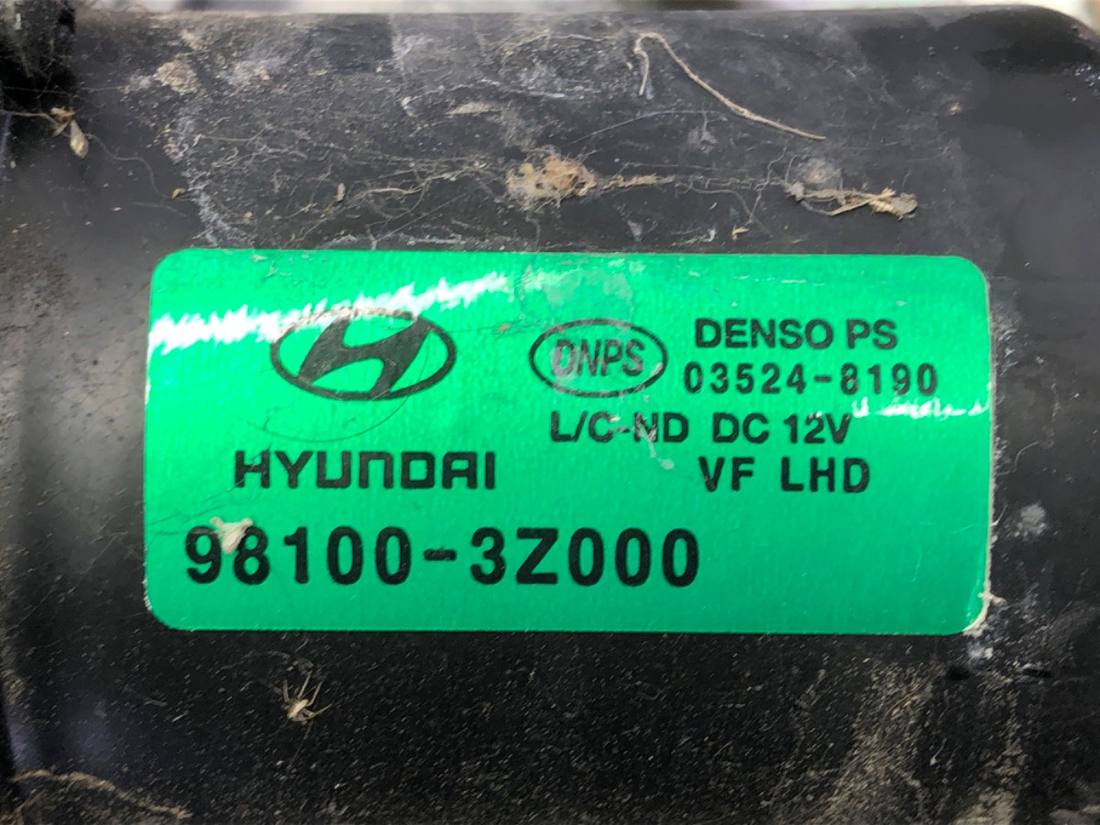 Моторчик двірників Hyundai I40 98100-3Z000 — фото деталі 5