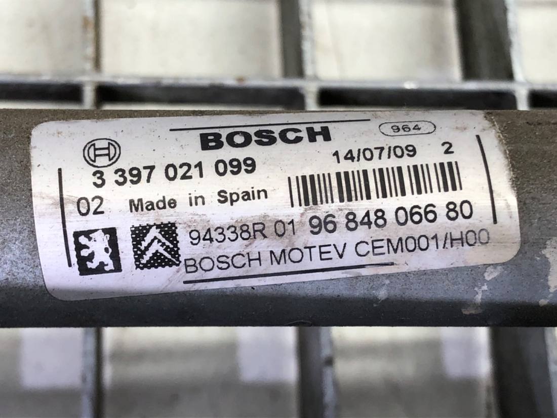 Моторчик двірників Peugeot 308 9684806680 — фото деталі 4
