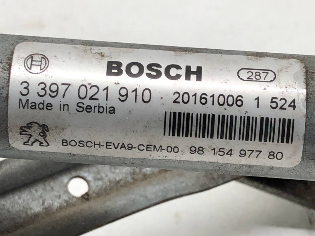 Моторчик дворников Peugeot 208 3397021910 — фото детали 4